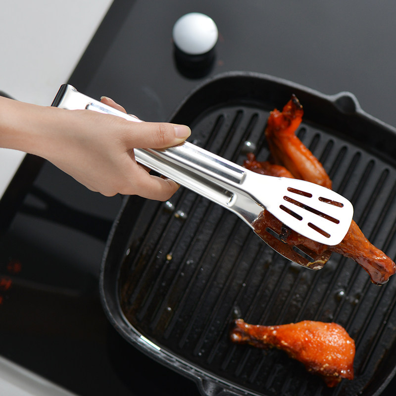 Festive Poetry 304 stainless steel minimalist food clips Barbecue Nip Fried Steak for baking steamed buns bread Bread Clip Barbecue clips-Taobao