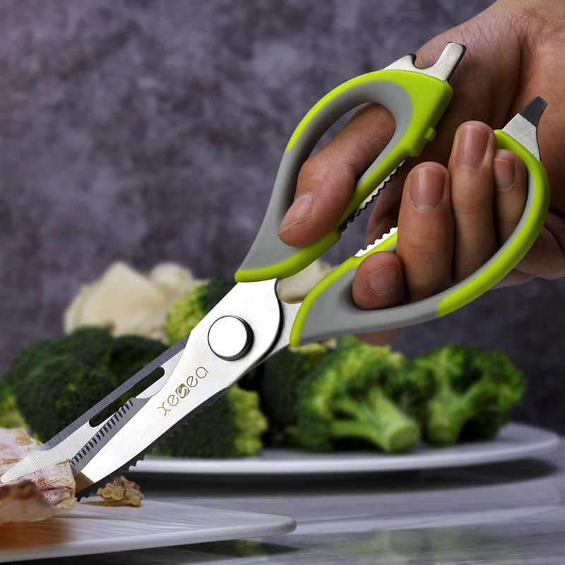 Happy Poetry Kitchen Multipurpose Home Scissors Chicken Bone Sheen Cut Chicken Food Food Food Detachable Stainless Steel Decades-style Multifunction-Taobao