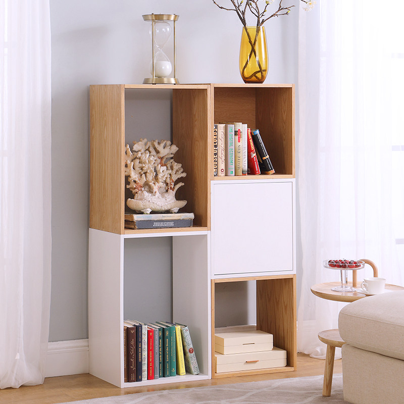 Creative Simple Small Bookshelves Small Wall Corner Minimalist Living-room Floor Containing Bookshelves Group Full Household Custom Bookshelves