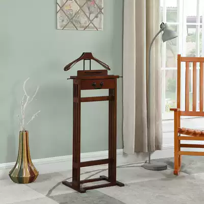 Ruizen home solid wood simple floor-to-ceiling coat rack bedroom living room hanger removable multifunctional suit hanger