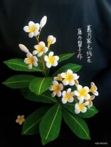 Lanyue home yarn flower: calla lily plumeria funnel flower and other crochet materials package (not including vase crochet