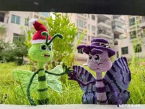 Lanyuejia Knitting Flower Butterfly Dragonfly Elf Wiring Accessories Links Video Tutorials Not Included