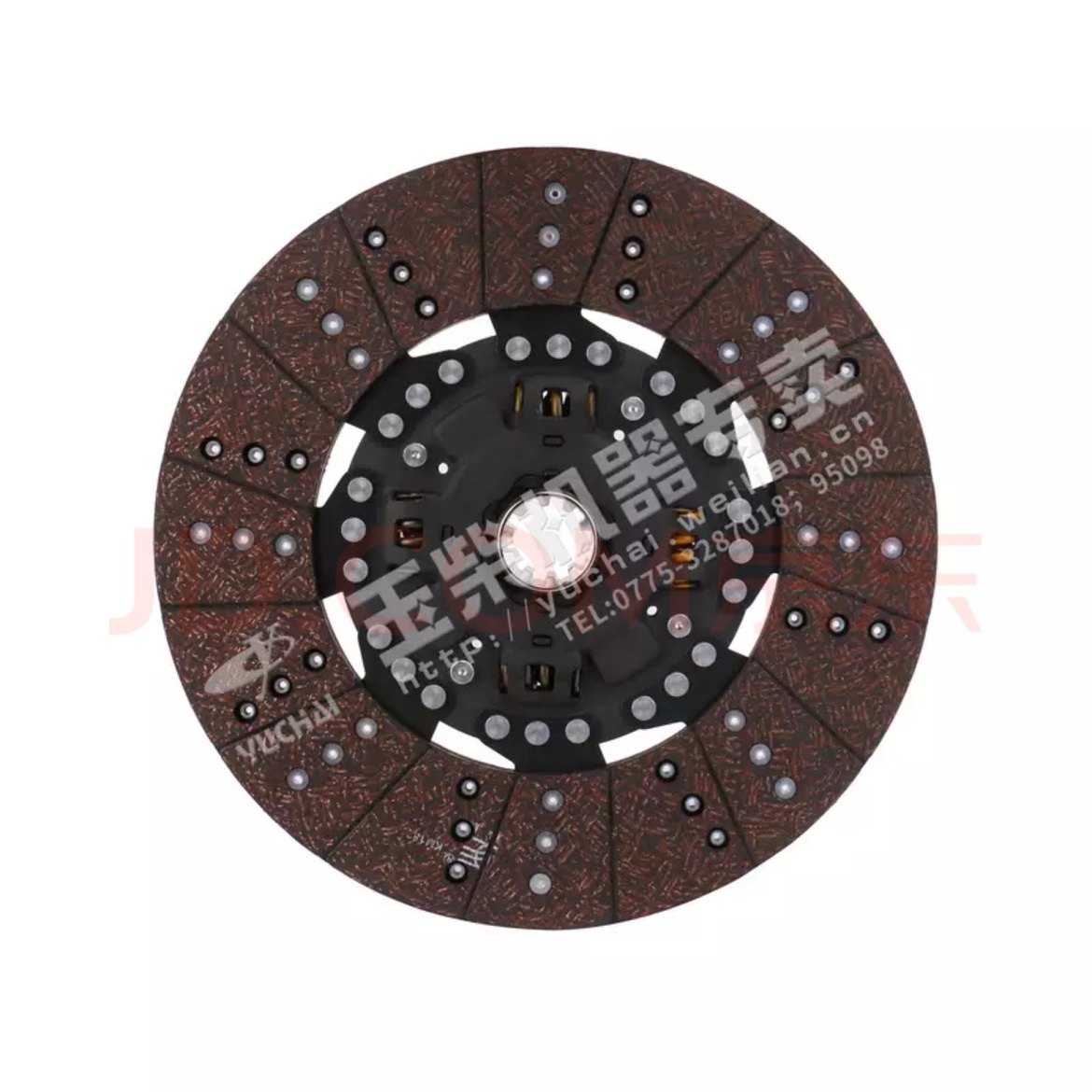 Original Yuchai 4108 engine 350 clutch disc E12D1-1600740 three-stage shock-absorbing 4110 driven disc