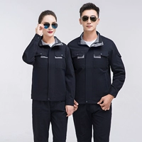 Pure Cotton Model-Tibetan Blue Grey Pocket Stand Up Set Set