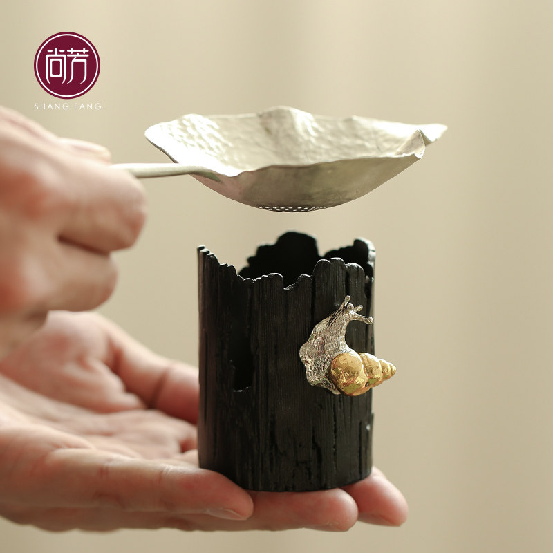 Shangfang Creative Tea Leak Filter Tea Ware Purple Sand Filter Day Style Kongfu Tea With Tea Leak Internet Tea Duct Accessories