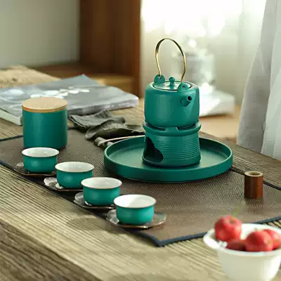 Shangfang Ceramic Kung Fu Tea Set Home Simple Office Tea High-end Gift Boxes Cup Teapot Cup Teapot Cup
