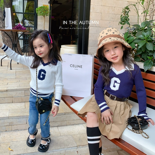 Детский демисезонный приятный телу свитер, осеннее трикотажное термобелье, Гонконг, детская одежда, коллекция 2022