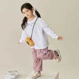 Влюбитесь в красивые комбинезоны для девочек, ретро, модные, крутые и универсальные, длинные брюки для детей и малышей, иностранный стиль, новый весенний стиль 2024 года.