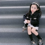 Черная космическая детская весенняя куртка, в западном стиле