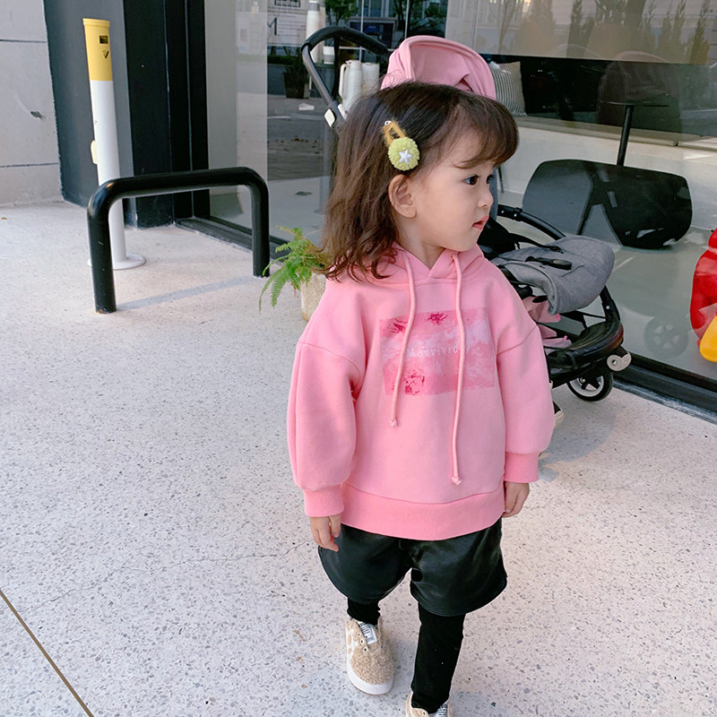 Girls'suit bag in autumn and winter clothing children with personality tide plus - child clothing mm