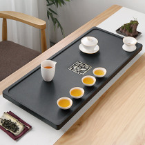 Wu Jinshi tea tray Household simple whole piece of natural stone large small tea sea tray creative custom-made tea table