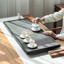 Wu Jinshi tea tray Whole household stone large tea table Creative modern custom custom size tray Tea sea simple