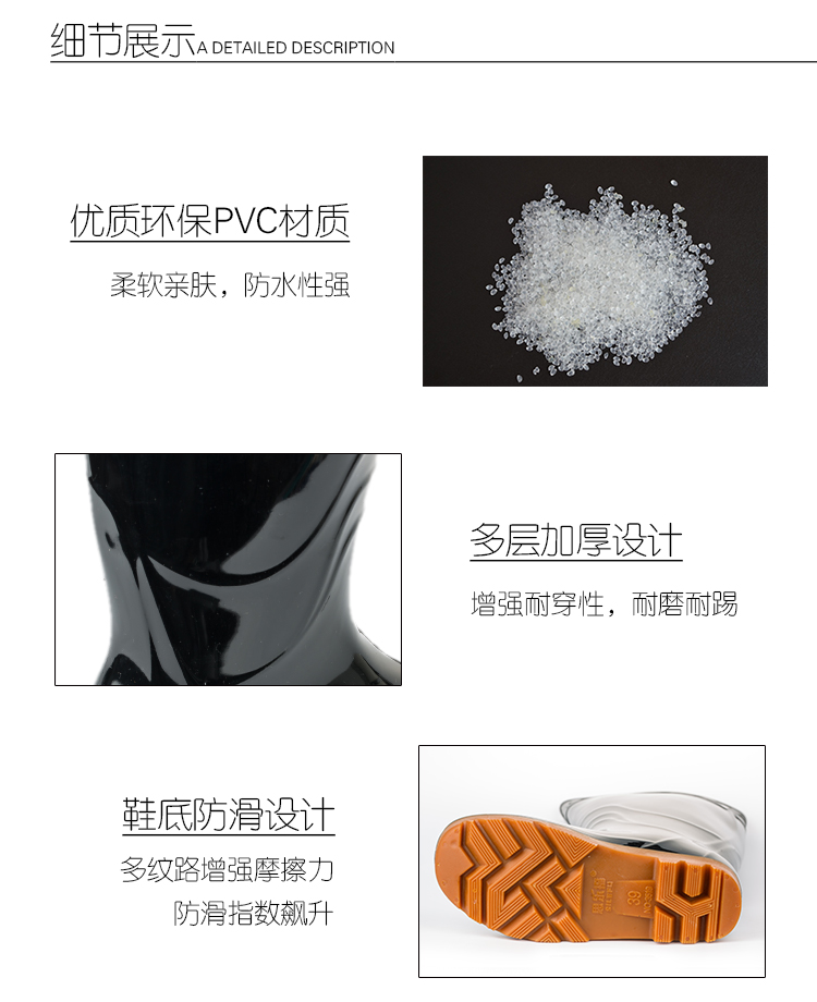 Giày đi mưa nam ống nước cao giày dày chống trượt giày cao su không thấm nước mang sức lao động ấm áp nhà bếp giày ủng giày mưa mùa đông - Rainshoes giày chống thấm nước nam