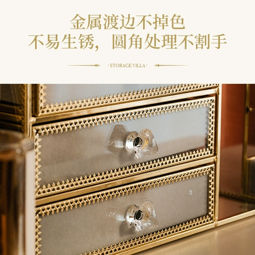 Брендовая высококлассная вместительная и большая прозрачная коробочка для хранения, аксессуар для волос, серьги, система хранения, популярно в интернете