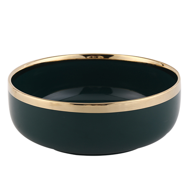 Nordic light ins web celebrity up phnom penh key-2 luxury home suit emerald plate tableware ceramic bowl dish dish bowl
