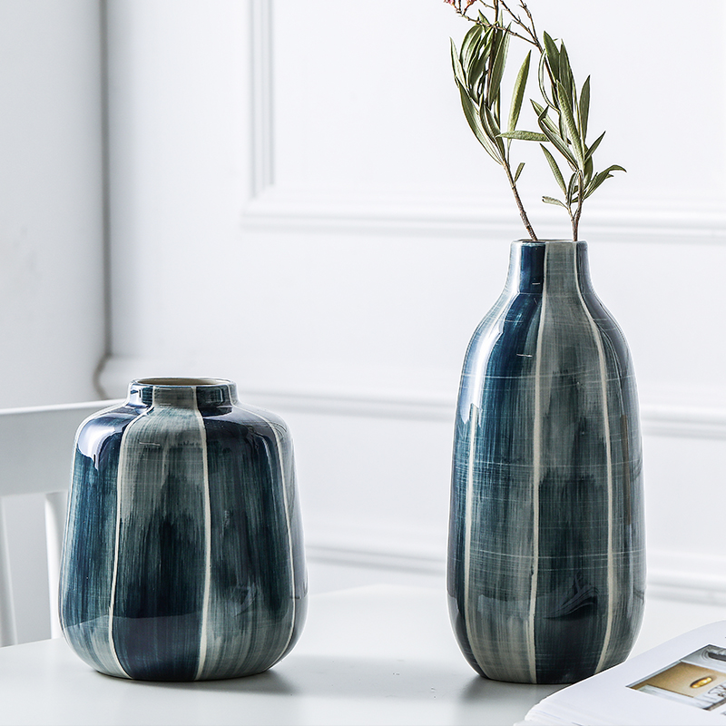 Ceramic vase light key-2 luxury furnishing articles sitting room porch TV ark, dried flowers, flower arrangement eat European wind table of home decoration