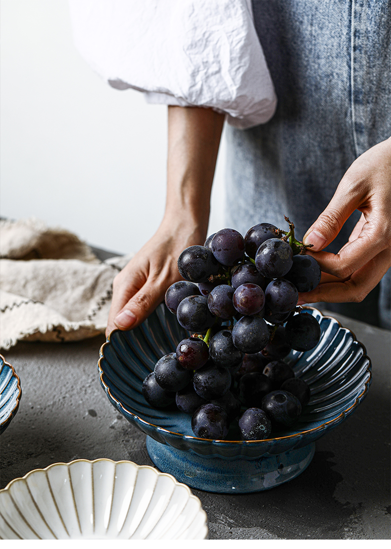 Ceramic household compote of fruit basket snack dumpling dish up with the sitting room is the kitchen the drop drop by tray