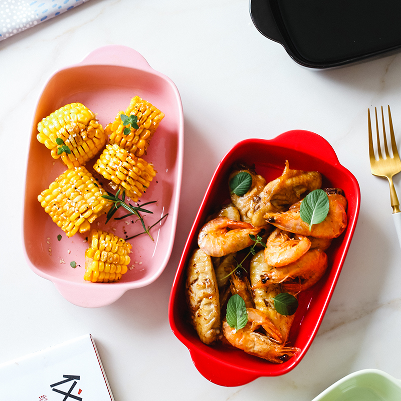 Pan ceramic cheese baked FanPan bowl of microwave food dish dish oven dedicated creative dishes home baking bowl