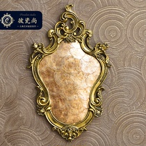 Free hole European retro wall decoration wall decoration Living room American wall decoration vase TV background wall decoration