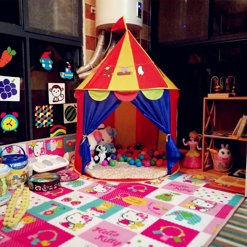 Children's Games Tent Yurt Princess Castle House Boy Girl Dress up House Wine Toy Baby Indoor small house