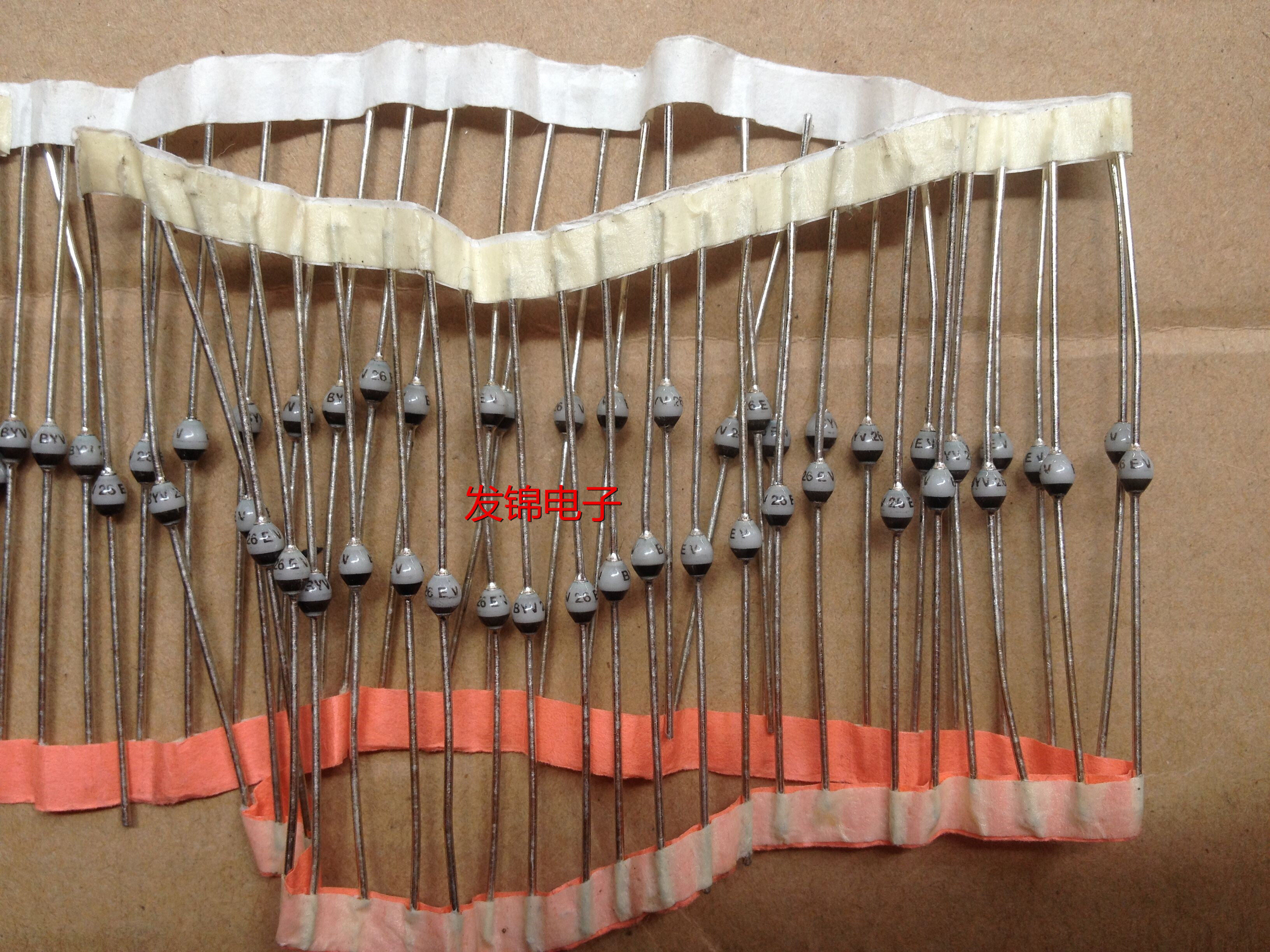 Ball Ceramic Diode BYV26E-TAP BYV26E VISHAY SOD-57 Fast Recovery 1A1000V