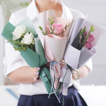 Two-color waterproof double-sided packaging paper bouquet wrapping paper floral DIY material flower paper flower packaging material