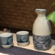 Bộ ly rượu sake Nhật Bản xuất khẩu Bộ rượu sake Nhật Bản Bộ rượu vang gốm nhiệt độ cao Bộ hộp quà tặng cao cấp - Rượu vang