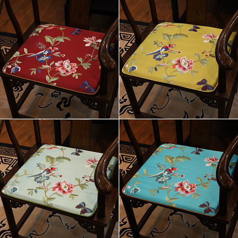 Chinese classical furniture Taishi chair ring chair official hat chair cushion dining chair cushion mahogany sofa cushion non-slip chair cushion
