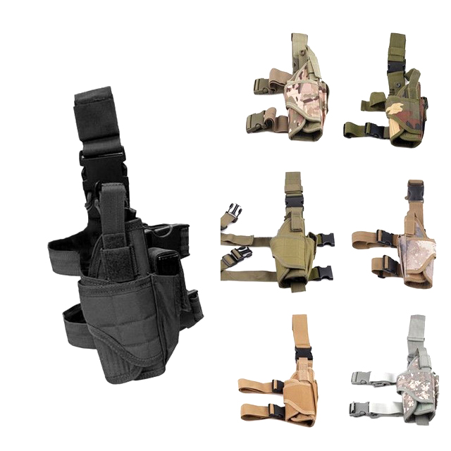 Outdoor tornadoes thigh sleeves Absorbent Bullets S gun sets Military fans CS Field Tying Leg Tactics Fast generic Tactical Tactical Gun Sleeve