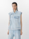 [Early Spring New Arrival]Jnby/Jiangnan Cloth 25 Spring Women's Vest Loose Casual Sleeveless Turn-Down Collar 5P1514190
