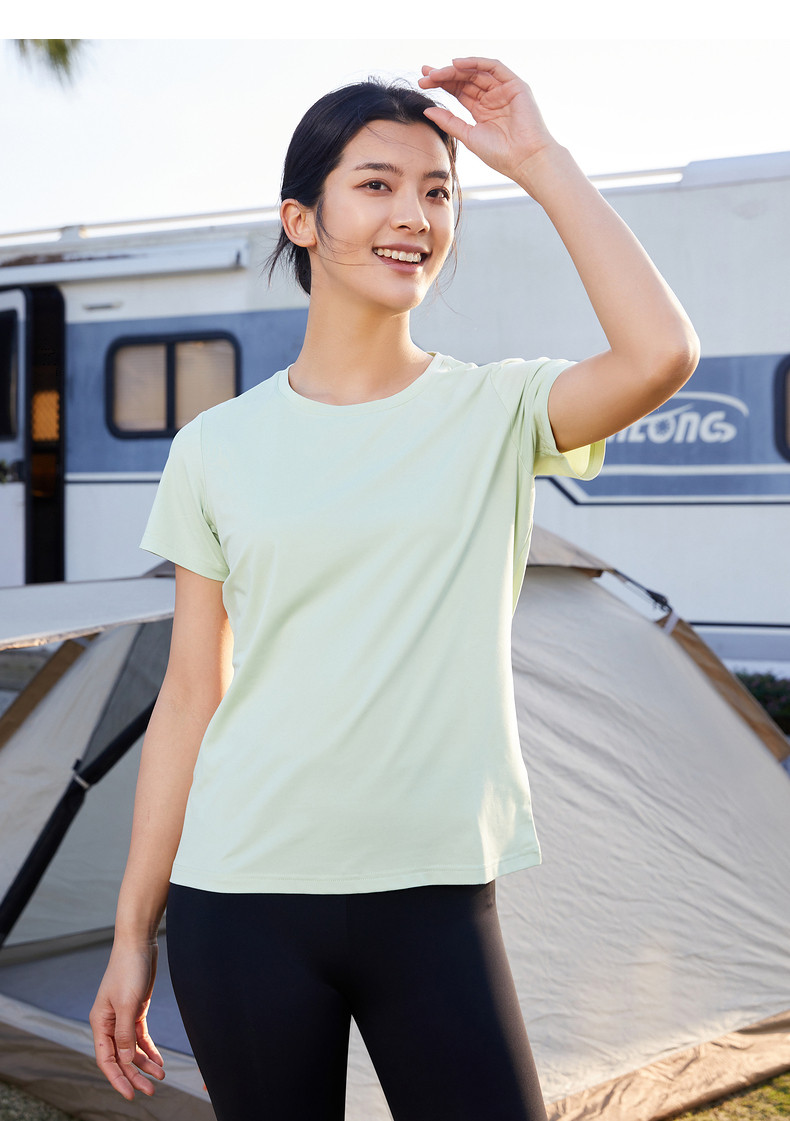 探路者 2022年春季新款 女式户外透气运动功能短袖T恤 聚划算天猫优惠券折后￥49包邮（￥109-60）3色可选