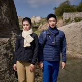 Японская зимняя дорожная сверхлегкая удерживающая тепло бархатная куртка с пухом, вкладыш, набивка пером