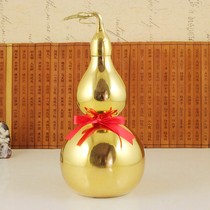 Ciyuanzhitang bronze gourd ornaments handicraft office new Chinese style Xuan living room TV cabinet closed gossip large