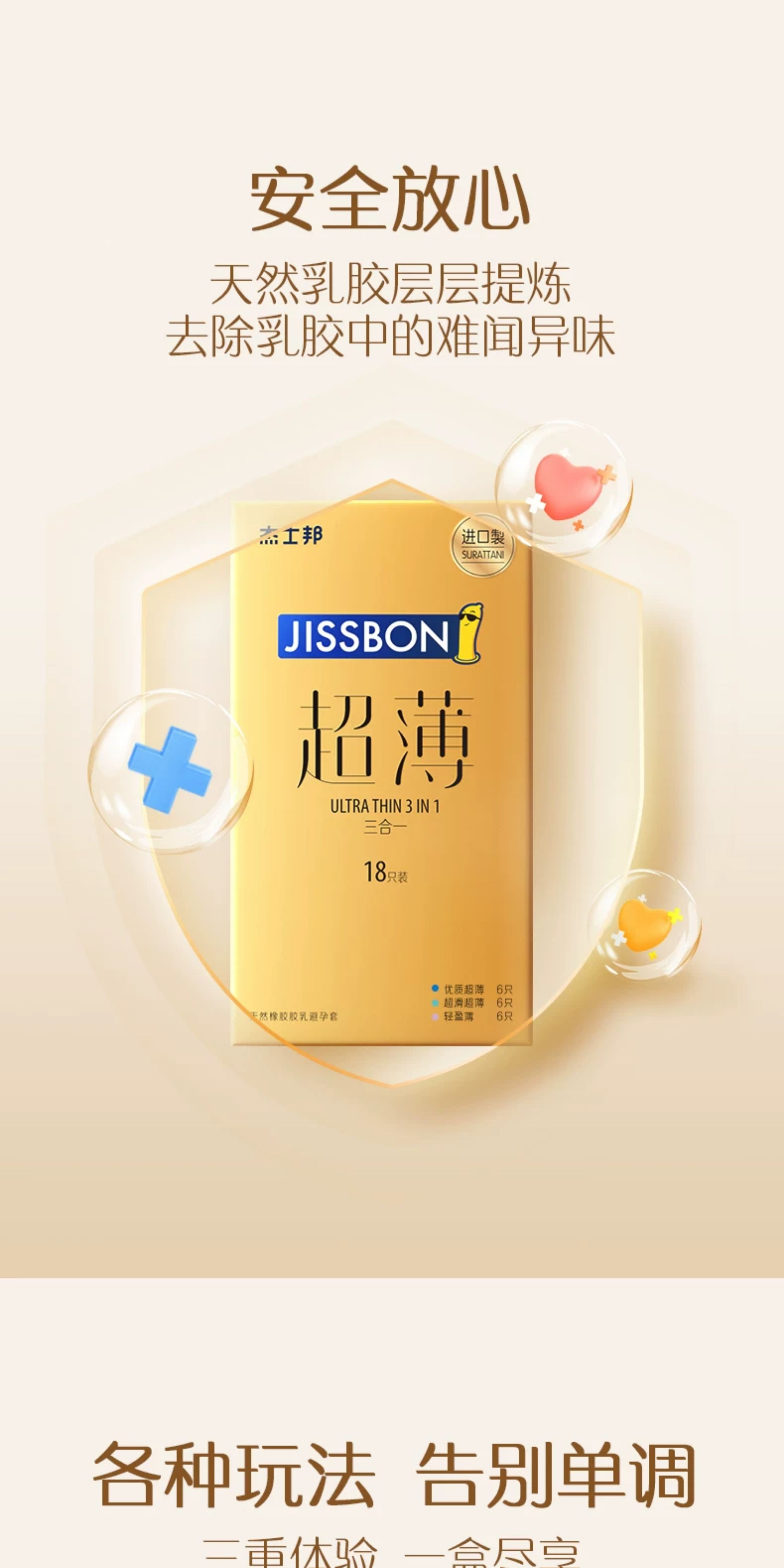 Jissbon Ultra-Thin Condoms detail 8