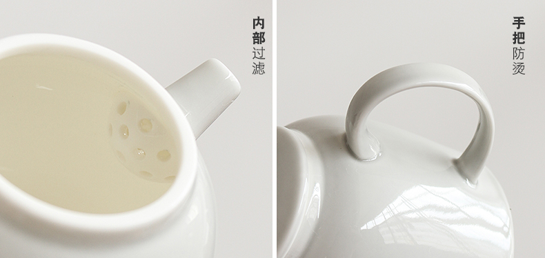 By mud household kung fu tea set suit Japanese contracted dry tea tray ceramic teapot teacup tea pot"