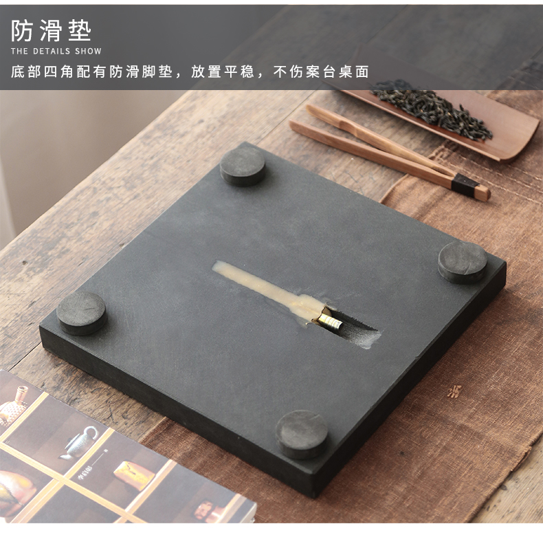 Natural stones sharply by mud stone tea tray was kung fu tea set dry tea sets the whole piece of Japanese household drainage saucer dish