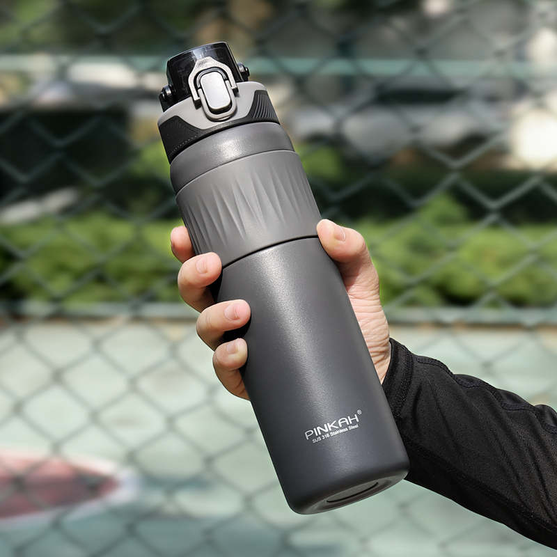 Thermos cup large capacity men and women portable 316 stainless steel student water Cup outdoor creative trend sports kettle