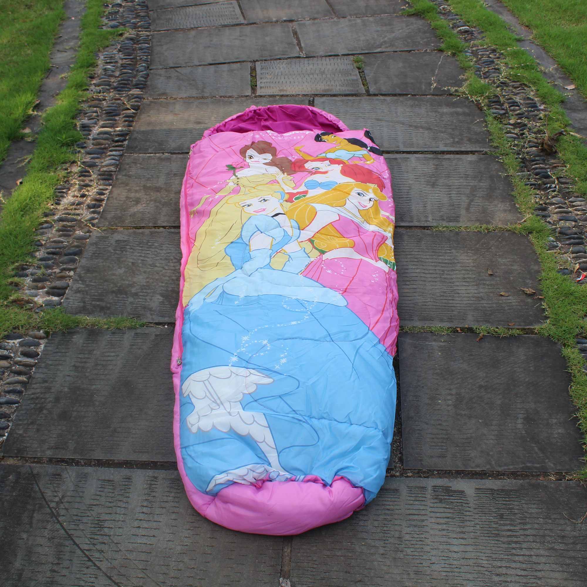 Children Sleeping Bag Outdoor indoor anti-kick by elementary school Children's lunch break Sleeping Bag Outdoor Camping Cartoon Ximini Fairy sleeping bag