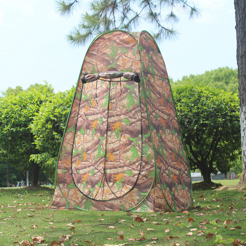 Dressing tent Outdoor dressing room Dressing Room Fold Automatic Tent Fishing Shower WC Leaves Memes