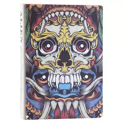 Japanese personality illustration creative hand-painted book small portable painting students use sketchbook simple 32K blank Sketchbook