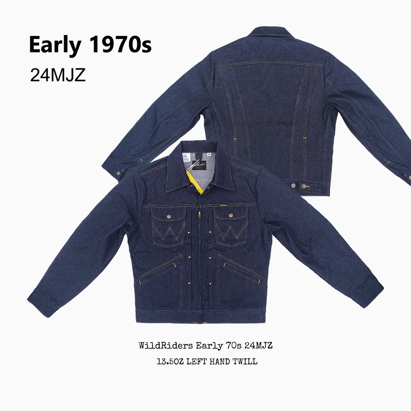 Wildriders Early 70S 24Mjz Left Twill Original Color Denim Jacket Produced by Fengniu Office Wildriders Early 70S 24Mjz Left Twill Original Color Denim Jacket Produced by Fengniu Office