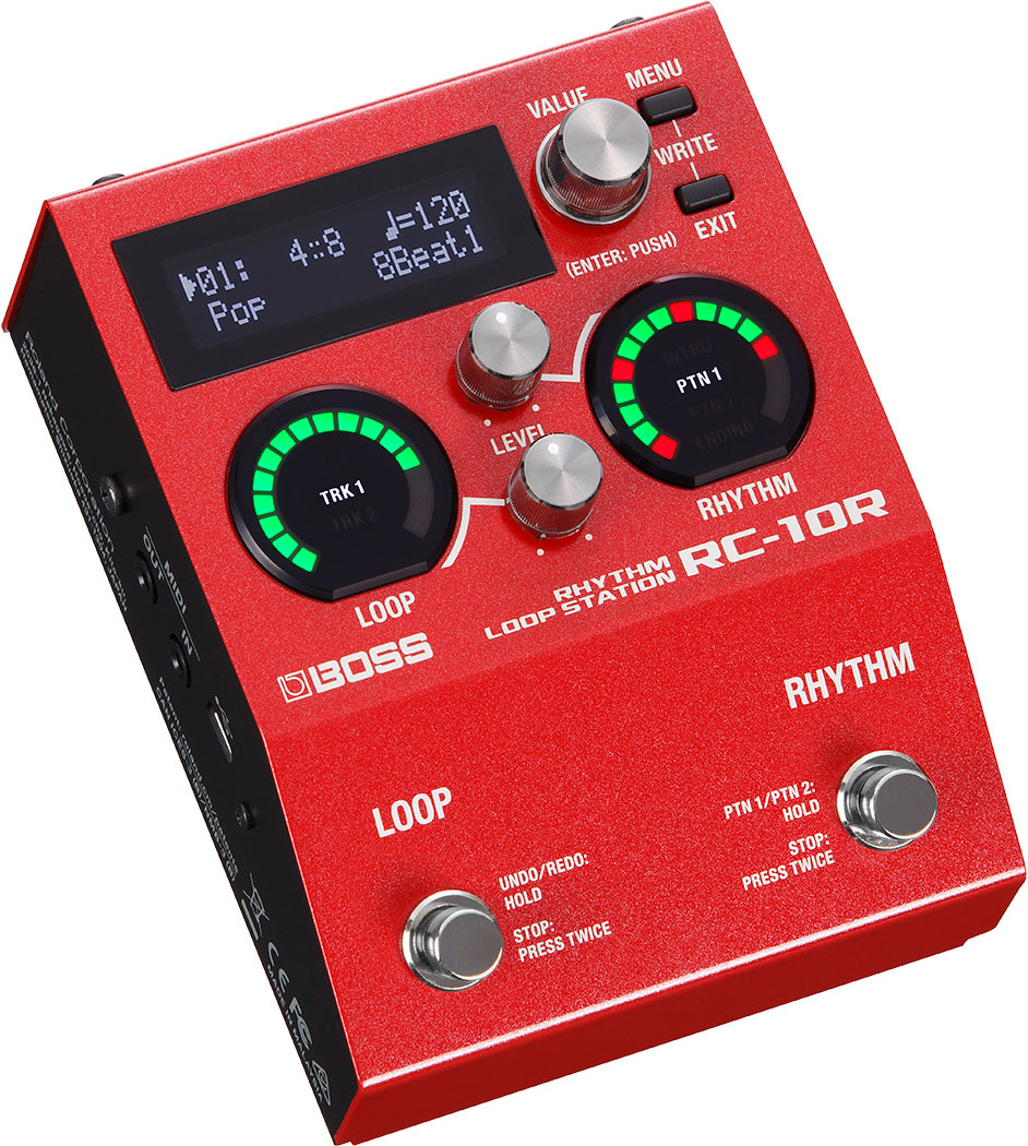 Roland boss RC-10R Rhythm LOOPER Loop Workstation Drum machine Playing guitar single block effect