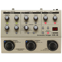 Roland BOSS VE8 VE500 with LOOP guitar playing and singing harmony digital vocal effects