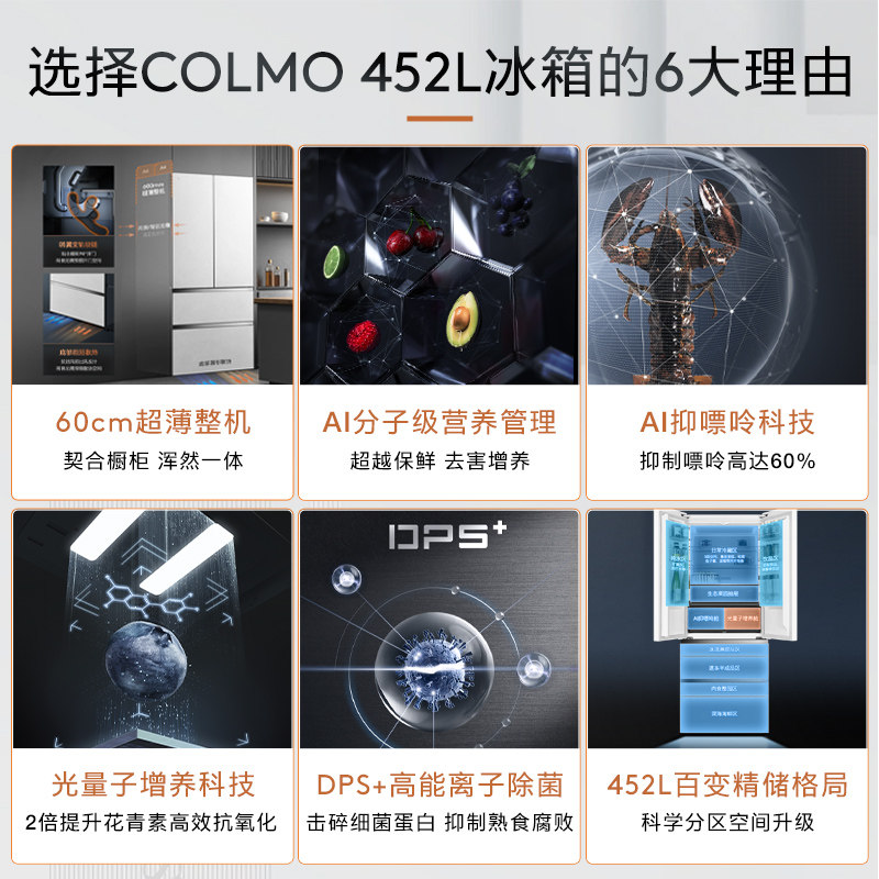 COLMO纯平全嵌452L电冰箱到店体验,2026家用冰箱选购新趋势是什么?-必买清单-淘宝百科网