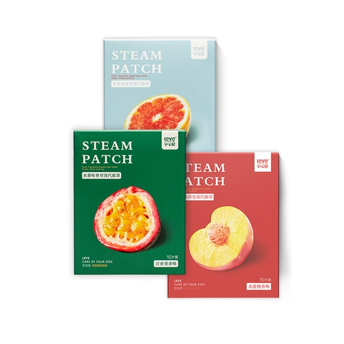 小心眼 Паровая маска для глаз фруктовые аромат, чтобы облегчить усталость для глаз.