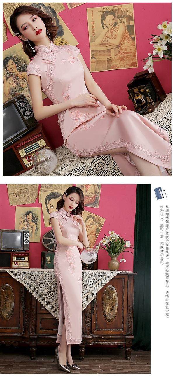 Платье Ципао 旗袍 chinese women elegant traditional cheongsam qipao dress Thousand Golden Princess