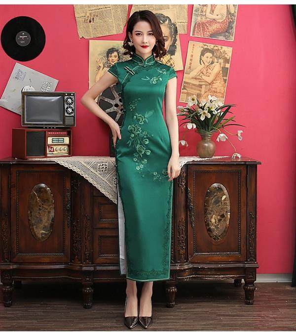 Платье Ципао 旗袍 chinese women elegant traditional cheongsam qipao dress Thousand Golden Princess