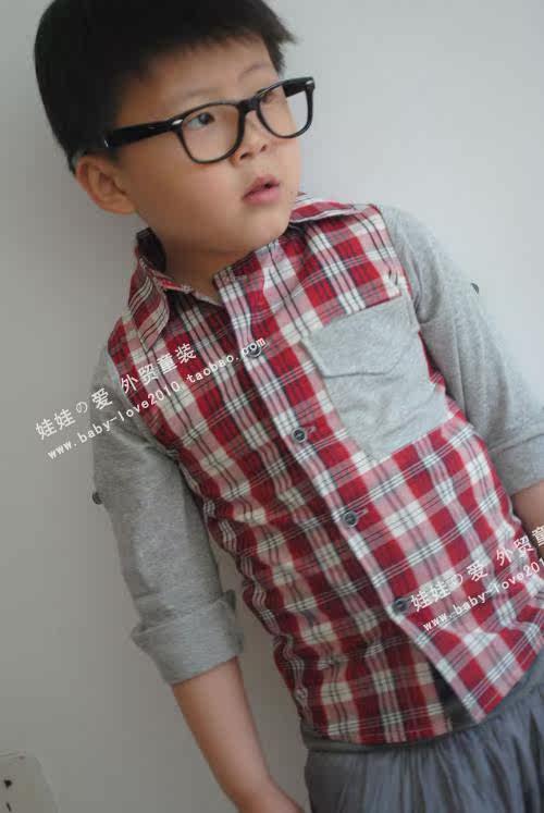 Chemise garcon à manche longue - Ref 2078103 Image 34