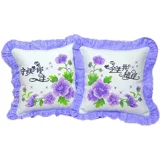 2024 Cartoon Anime Cross Stitch Pillow Новая печать пара двух щенков подушка одиночная гостиная диван