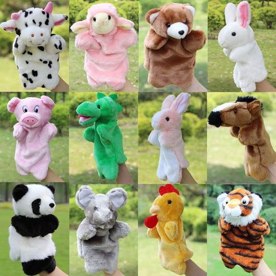 Animal Hand Puppet Toy Plush Hand Puppet Glove Doll